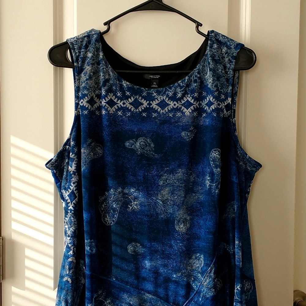 Simply Vera Vera Wang blue white flowly xl